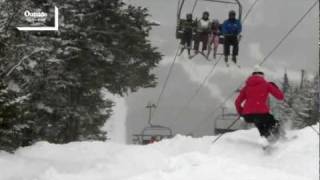 Lift Line at Stowe VT  Trails We Love [upl. by Radnaskela]