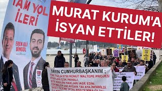 TOKİ mağdurları Murat Kurum’a isyan etti [upl. by Esiuol]