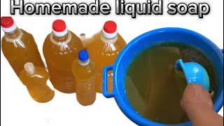 HOMEMADE  DIY LIQUID SOAP [upl. by Nosyarg754]