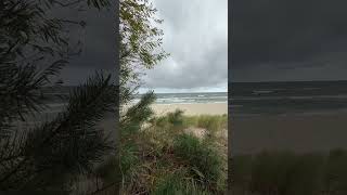 Krynica Morska 🩷 wyprawovanie beach morze krynicamorska 4k nature video iphone16pro [upl. by Shiri]