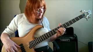 Sunday will never be the same  Spanky and Our Gang  BASS COVER [upl. by Lali173]