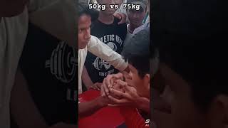 Sunday super match ⚡ and powerful match 50 kg 75 kg💨 arm wrestling  arm wrestling  arm wrestling [upl. by Kiersten]