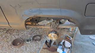 Bronco 2 progress update New rear drums brakes lines and axle shaft [upl. by Eiramyllek]