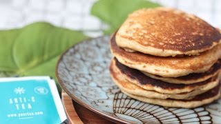 Recette pancakes healthy aux flocons davoine [upl. by Tut]