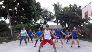 Tatlong bibe zumba dance By Paul Nunez [upl. by Torrlow]