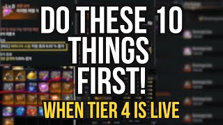 The First 10 Things You Should Do In Tier 4 Lost Ark [upl. by Primrosa]