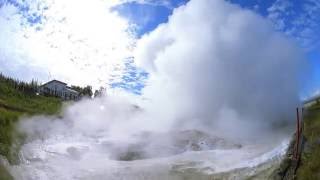 Ystihver geyser explosion July 2016 [upl. by Crescen]