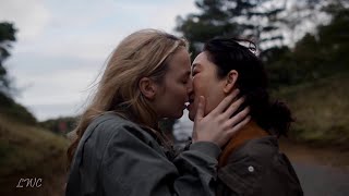 Eve and Villanelle kiss  Killing Eve S04E08 [upl. by Burlie]