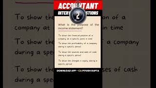 Accountant Interview Questions amp Answers Series Shorts Accountant [upl. by Shirley]