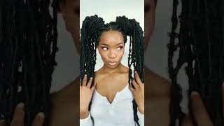 10 Ways To Style Faux Butterfly Locs  ZRQ Beauty Hair Crochet Locs  AmberCharmayne [upl. by Callida]