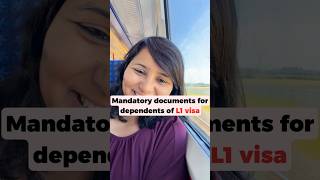 Document checklist for DEPENDENTS of L1 visa  Updated list 2023 usavisa workvisa documents [upl. by Attebasile516]