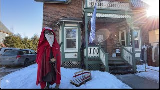 4K HDR Quebec Bromont English Townships Walking Tour Of Main Street Restaurants Cafes amp Stores [upl. by Pine931]