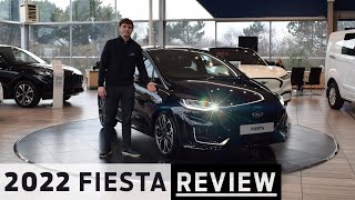 NEW  UK 2022 Brand New Fiesta STLine Vignale FULL REVIEW [upl. by Anoyet]