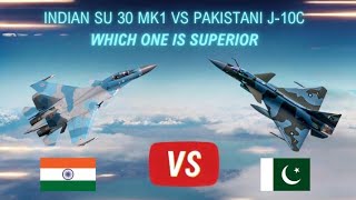 Comparison Between Indian Su 30 MK1 vs Pakistani J10CUltra Defence [upl. by Rilda]