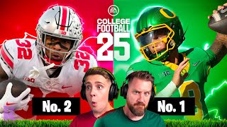 Top Rank vs Top Rank Challenge in EA College Football 25 [upl. by Notxap]