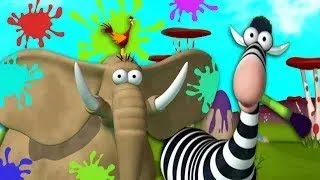 Gazoon Hindi  The Techni Colour Effect  Animal Cartoons For Kids [upl. by Anyaled]