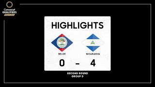 Concacaf Qualifiers 2026 World Cup  Belize 0  4 Nicaragua  Second Round [upl. by Gasser]