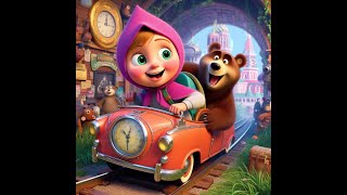 I Took Masha amp The Bear on a 🕰️✨ TIMETRAVELING Ride🦖👑🏜️mashaandthebear cartoonforkids cartoons [upl. by Ericha]