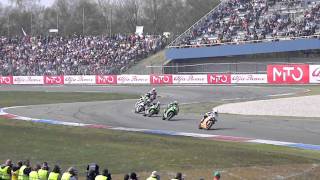 Assen SBK Geert Timmer chicane Superbike race 1 [upl. by Orel799]