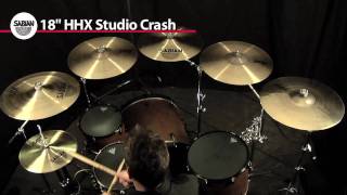 Crash Cymbal Comparison 5 Sabian 18quot Crashes [upl. by Eudora]