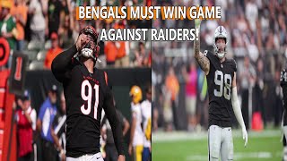 BENGALS VS RAIDERS PREVIEW 1 [upl. by Castle783]