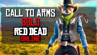 Call To Arms Solo Fort Mercer and Valentine Red Dead Online Zero to Hero Pt17 🐱 Stream [upl. by Rosy]