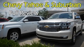 2015  2016 Chevy Tahoe amp Suburban LTZ Full Review [upl. by Notlok531]