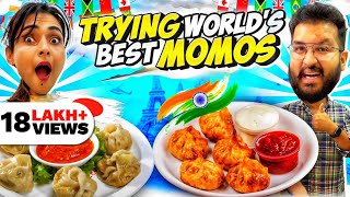 Eating Worlds BEST MOMOS for 24 HOURS Challenge 😍  Food Challenge by Foodie We ❤️ [upl. by Anomis]