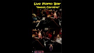 Sweet Caroline piano bar sweetcaroline neildiamond singer piano [upl. by Alauqahs]