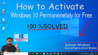 How To Activate Windows In Free  How To Activate Windows 10 in Laptop  Activate Windows 10 [upl. by Pattin]