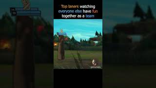 The Lonely Top Lane Experience leagueoflegends leagueoflegendsmemes gaming [upl. by Wootten]