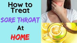 Home Remedies for Sore Throat Throat Infection Natural Remedies Natural Treatment Explained [upl. by Kared929]