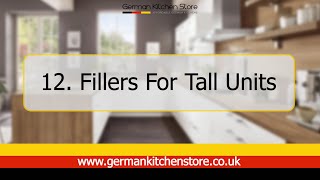 German Kitchen Store  12 Fillers For Tall Units [upl. by Tilagram]