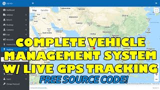 Fleet Management System with Live GPS Tracking in PHP  Free Source Code Download [upl. by Idieh1]