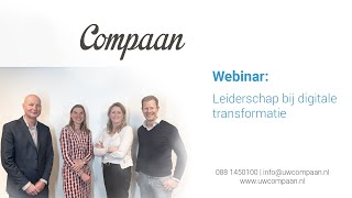 Webinar Leiderschap bij digitale transformatie [upl. by Alisa]