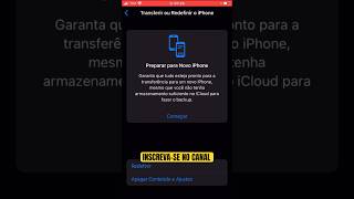 Transferir ou redefinir o iPhone [upl. by Baillie]