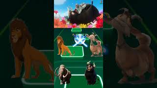 Lion King Simba Vs Ferdinand Vs Funny goat Vs Funny mammoth 🦣 coffindance funnyanimal ytshorts [upl. by Nolad901]