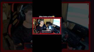 Max Verstappen Hating on School😂 f1 f1funnymoments funnyshorts maxverstappen stream [upl. by Ackler]