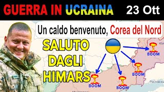 23 Ott Manco Arrivati Forze Ucraine BOMBARDANO BASI NORDCOREANE  Guerra in Ucraina [upl. by Eneroc423]