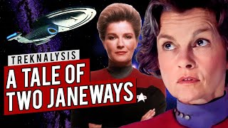 A TALE OF TWO JANEWAYS  A Look at Genevieve Bujold’s Captain Janeway  Treknalysis [upl. by Wordoow249]