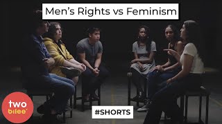 Men’s Rights vs Feminism Shorts  Twobilee [upl. by Eislrahc]