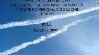 Znate li što su chemtrails  Croatia Chemtrails [upl. by Ferren]