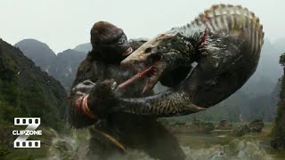 Kong Skull Island  Kong Vs Skullcrawler  ClipZone High Octane Hits [upl. by Ainala]