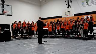 Elida Middle School Choir performs at Veterans Day Ceremony 2024 [upl. by Ark]