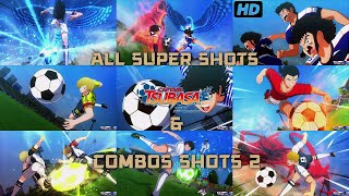 Captain Tsubasa Rise of New Champions  All Super Shots amp Combo Shots 2 HD [upl. by Anuayek467]