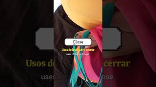 🛑Uses of the Word CLOSE ❌ spanishlanguage spanish shorts close learn class teacher usa uk [upl. by Aivon12]