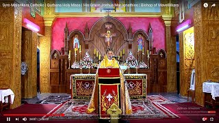 Syro Malankara Catholic Holy Mass  His Grace Joshua Mar Ignathios  Bishop of Mavelikkara [upl. by Noyahs]