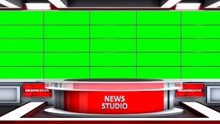 Green Screen News Studio  With After Effects Templates amp Adobe Premier Templates [upl. by Minier]