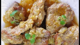 HIT Polędwiczki wieprzowe duszone w sosie własnym  Pork tenderloin recipe  MajkelGotuje [upl. by Romeu392]