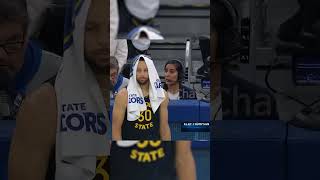 Klay Thompson does the Curry Shimmy and Curry smiles at it during first matchup vs Klay nba [upl. by Lamb]